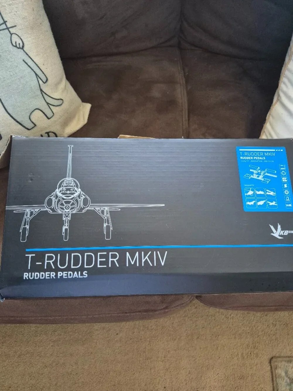 Flight Simulator Pedals. VKBsim T-Rudder Mk.IV flight simulation rudder pedals